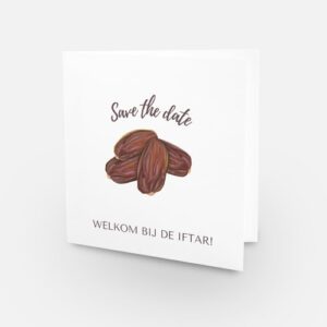 Ramadan Iftar kaartje